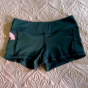 Feed Me Fight Me donut workout shorts